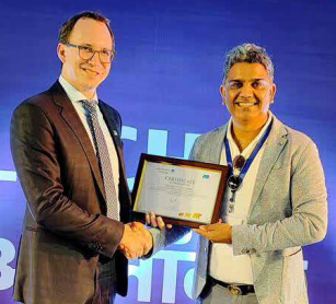 With Chairman of Advisory Board, Baerlocher Group — Mr. Tobias Rosenthal
